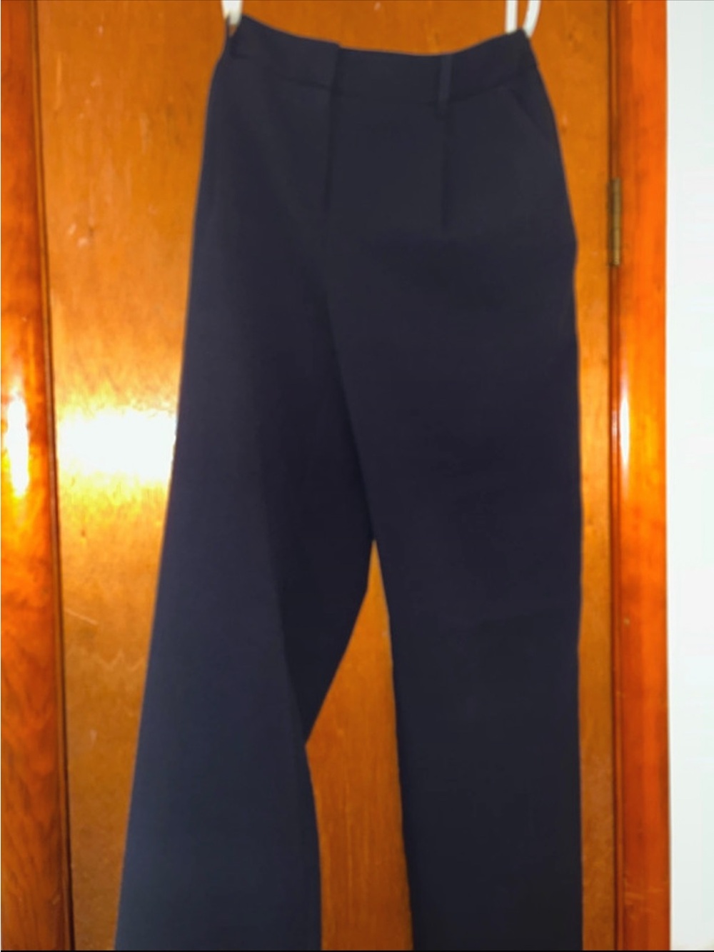 DKNY Men's Dark Navy Straight Dress Pants
